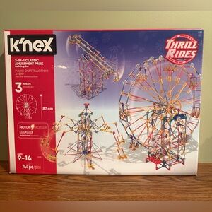 K’NEX 3-in1 Classic Amusement Park Building Set